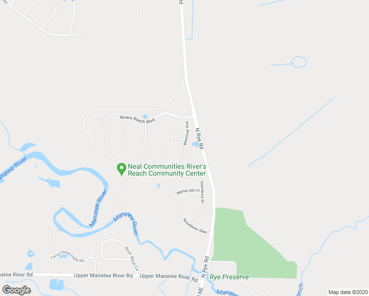 map of restaurants, bars, coffee shops, grocery stores, and more near Westover Avenue in Parrish