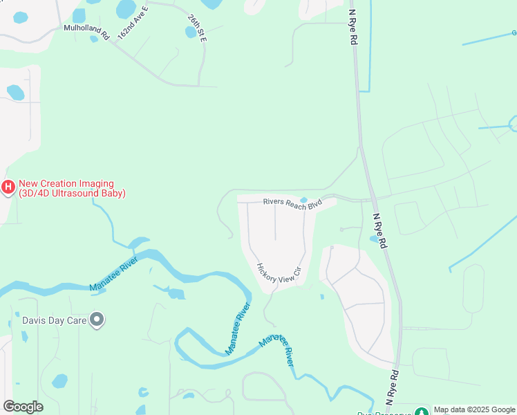 map of restaurants, bars, coffee shops, grocery stores, and more near 1543 Ormond Terrace in Parrish