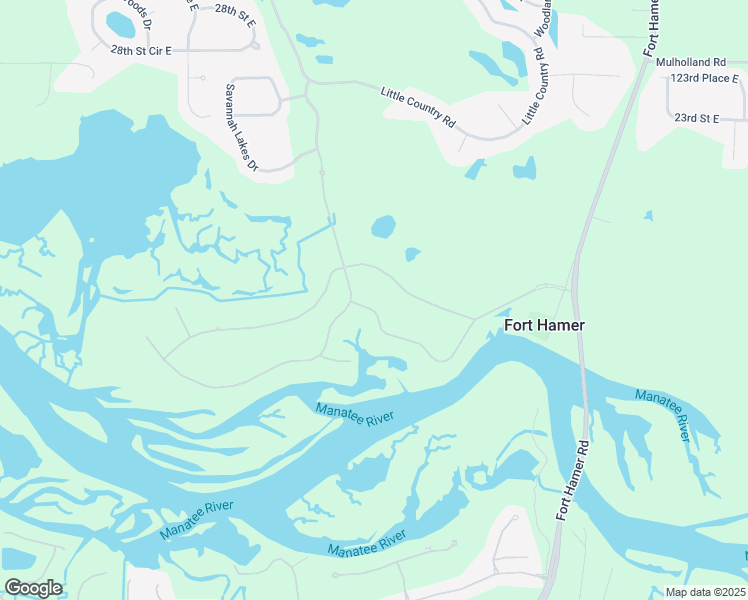 map of restaurants, bars, coffee shops, grocery stores, and more near 11731 River Shores Trail in Parrish