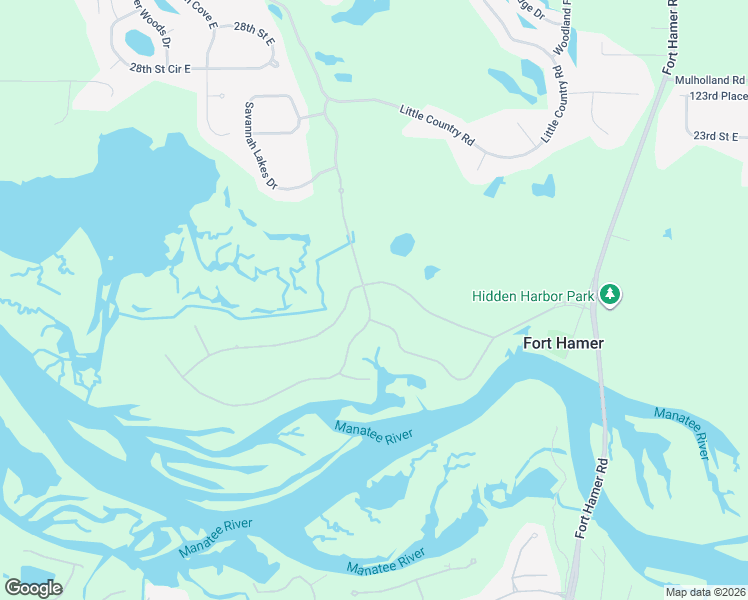 map of restaurants, bars, coffee shops, grocery stores, and more near 1906 River Shores Trail in Parrish