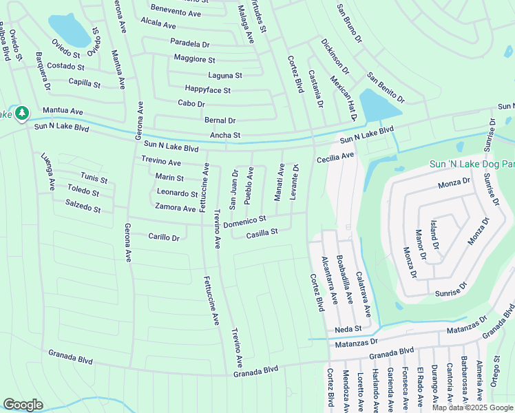 map of restaurants, bars, coffee shops, grocery stores, and more near 5023 San Juan Drive in Sebring