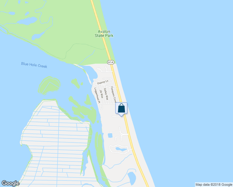 map of restaurants, bars, coffee shops, grocery stores, and more near 5300 Beach Blanket Circle in Fort Pierce