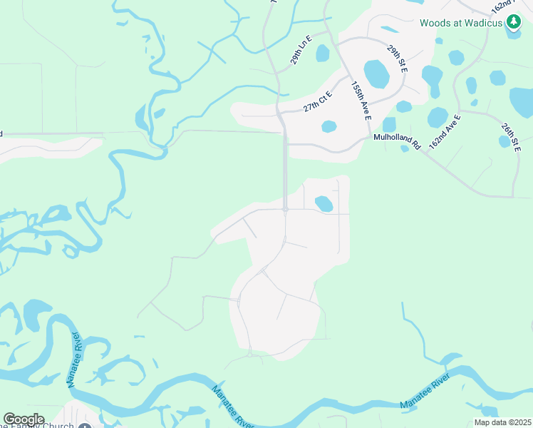 map of restaurants, bars, coffee shops, grocery stores, and more near 14702 20th Street East in Parrish