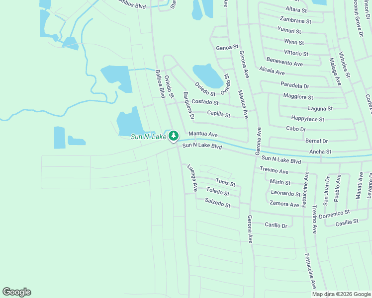 map of restaurants, bars, coffee shops, grocery stores, and more near 8824 Sun N Lake Boulevard in Sebring