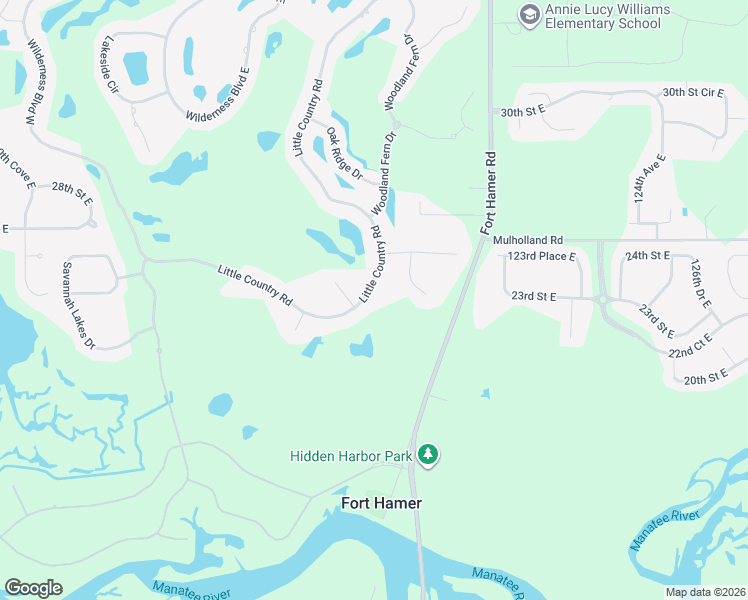 map of restaurants, bars, coffee shops, grocery stores, and more near 2362 Little Country Road in Parrish