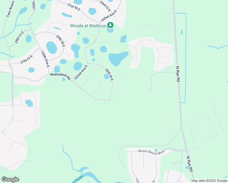 map of restaurants, bars, coffee shops, grocery stores, and more near 16335 26th Street East in Parrish