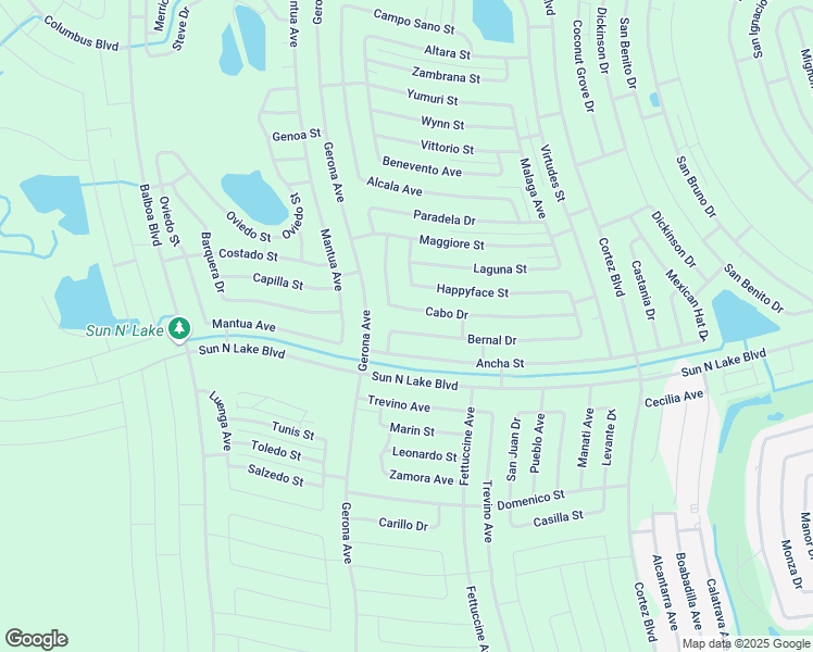 map of restaurants, bars, coffee shops, grocery stores, and more near 8046 Ancha Street in Sebring