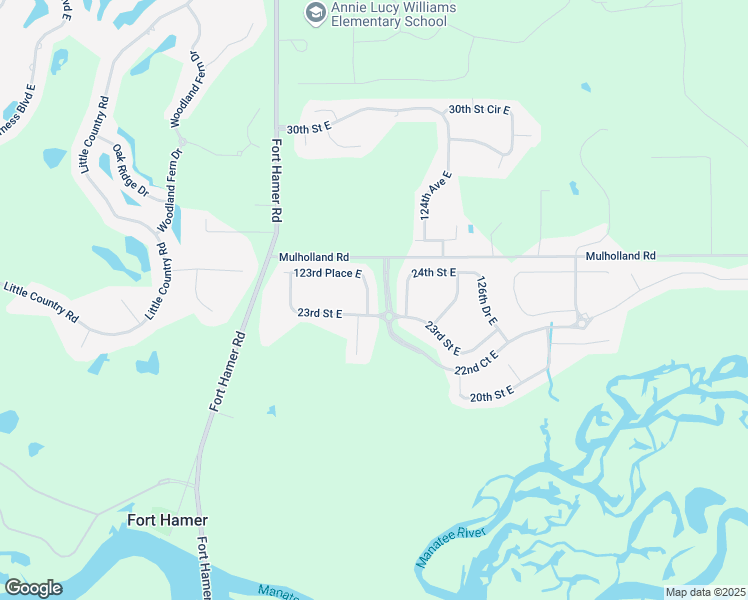 map of restaurants, bars, coffee shops, grocery stores, and more near 2327 124th Drive East in Parrish