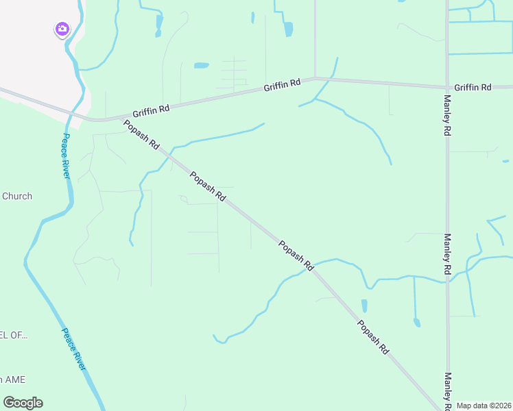 map of restaurants, bars, coffee shops, grocery stores, and more near 923 Popash Road in Wauchula