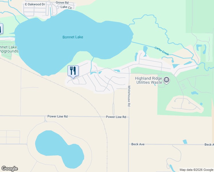 map of restaurants, bars, coffee shops, grocery stores, and more near 2891 South Dockside Drive in Avon Park