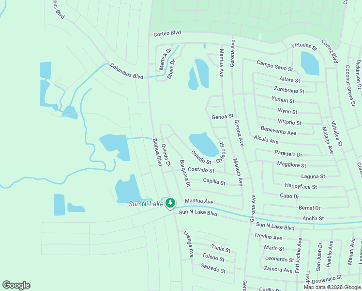 map of restaurants, bars, coffee shops, grocery stores, and more near 9024 Barquera Drive in Sebring