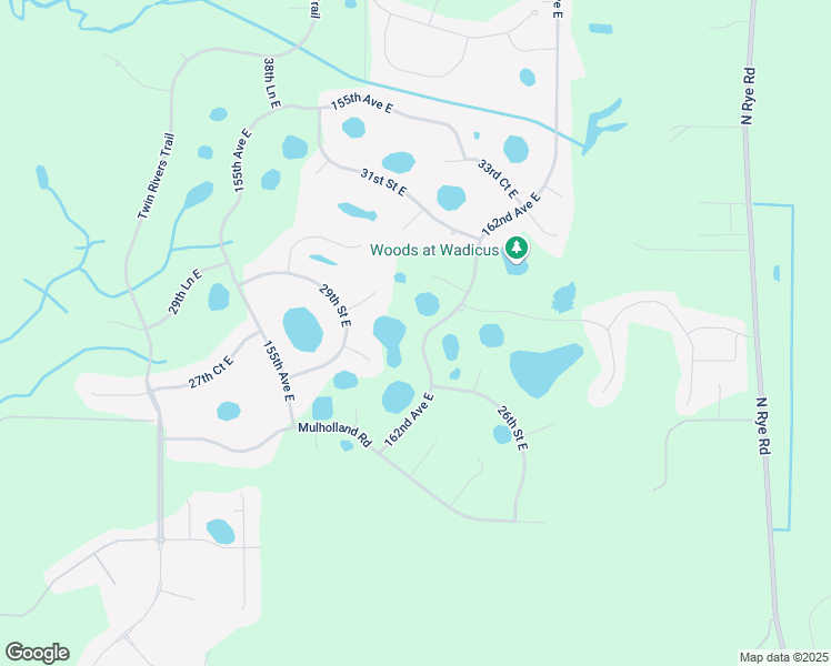map of restaurants, bars, coffee shops, grocery stores, and more near 2707 162nd Avenue East in Parrish