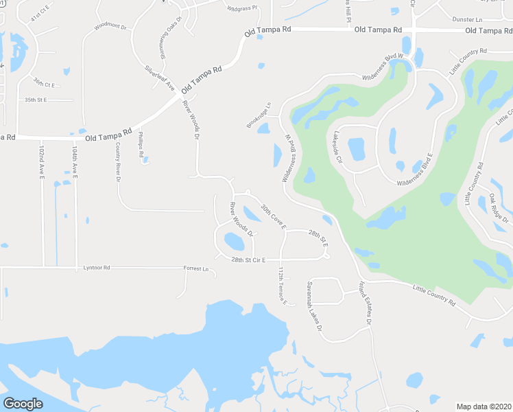 map of restaurants, bars, coffee shops, grocery stores, and more near 11335 30th Cove East in Parrish