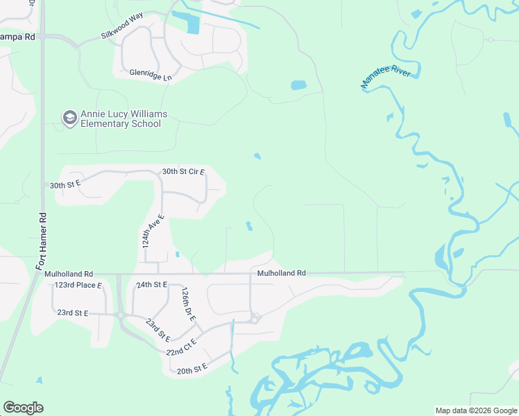 map of restaurants, bars, coffee shops, grocery stores, and more near 2814 130th Avenue East in Parrish