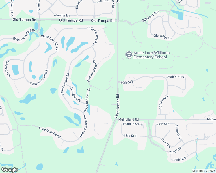 map of restaurants, bars, coffee shops, grocery stores, and more near 12155 Mapleridge Drive in Parrish