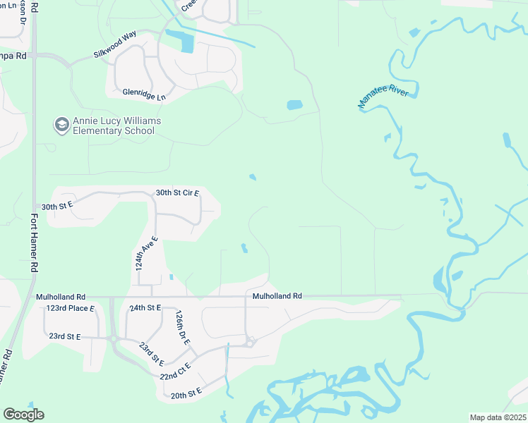 map of restaurants, bars, coffee shops, grocery stores, and more near 2934 130th Avenue East in Parrish
