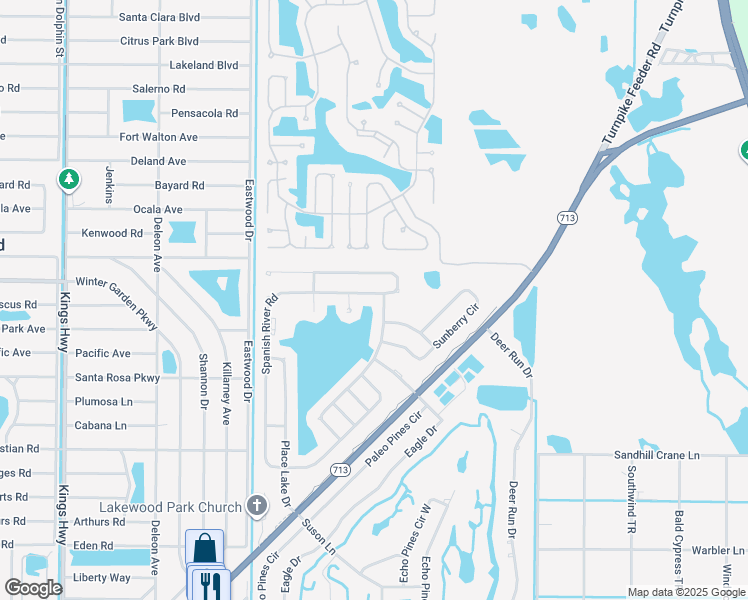 map of restaurants, bars, coffee shops, grocery stores, and more near 5948 Spanish River Road in Fort Pierce