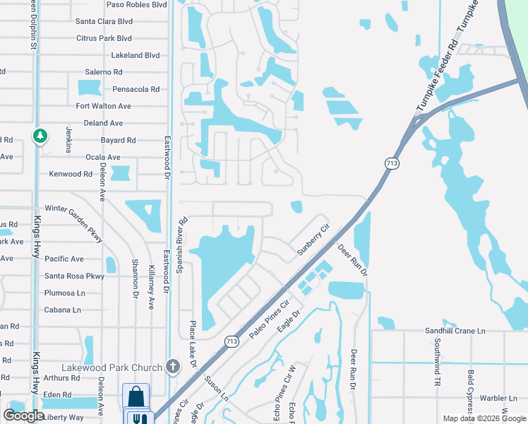 map of restaurants, bars, coffee shops, grocery stores, and more near 5948 Spanish River Road in Fort Pierce