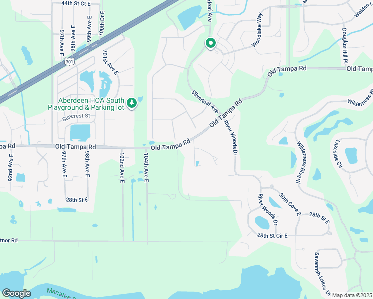 map of restaurants, bars, coffee shops, grocery stores, and more near 10707 Old Tampa Road in Parrish
