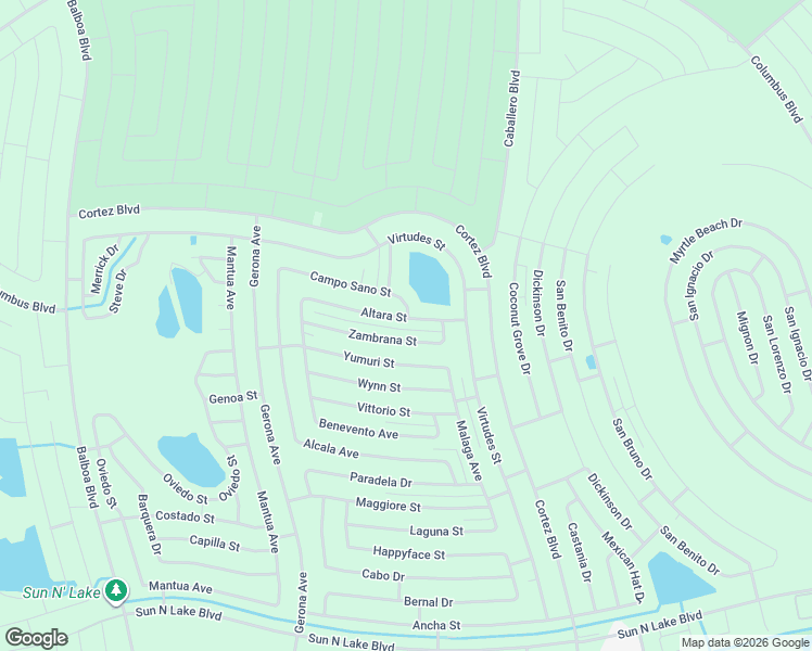 map of restaurants, bars, coffee shops, grocery stores, and more near 7712 Campo Sano Street in Sebring