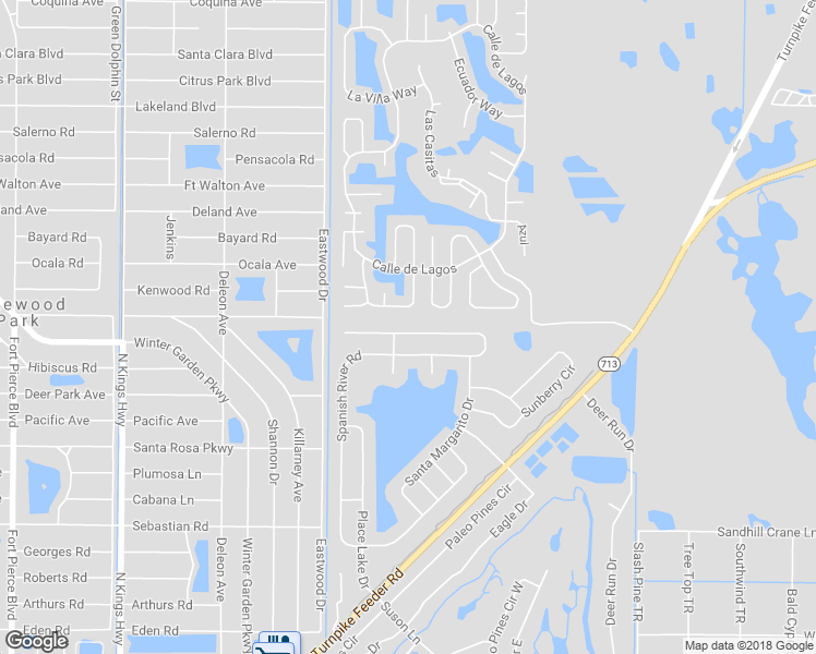 map of restaurants, bars, coffee shops, grocery stores, and more near 6124 Spring Lake Terrace in Fort Pierce