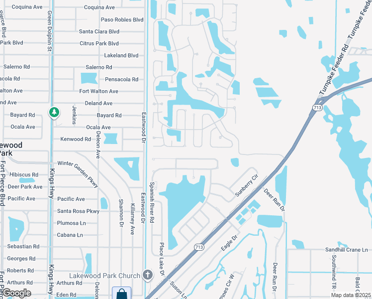 map of restaurants, bars, coffee shops, grocery stores, and more near 21 Vista De Laguna in Fort Pierce