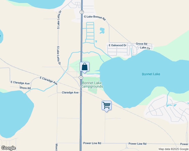 map of restaurants, bars, coffee shops, grocery stores, and more near 15-19 1st Street in Avon Park