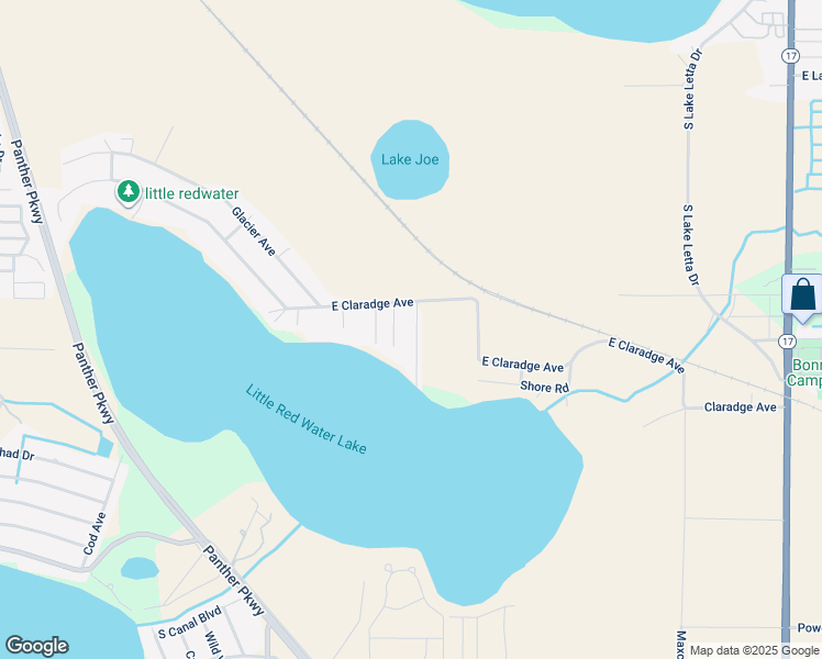 map of restaurants, bars, coffee shops, grocery stores, and more near 3224 Red Water Drive in Avon Park