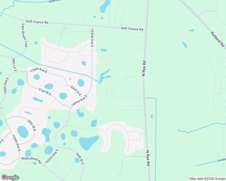 map of restaurants, bars, coffee shops, grocery stores, and more near 3303 North Rye Road in Parrish