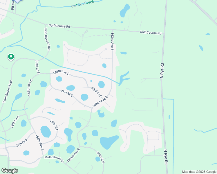 map of restaurants, bars, coffee shops, grocery stores, and more near 3409 162nd Avenue East in Parrish