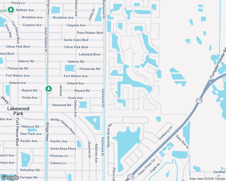 map of restaurants, bars, coffee shops, grocery stores, and more near 6 Rio De Palmas in Fort Pierce