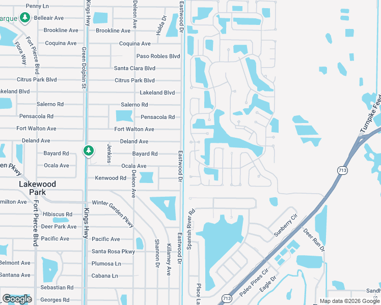 map of restaurants, bars, coffee shops, grocery stores, and more near 29 Rio De Palmas in Fort Pierce