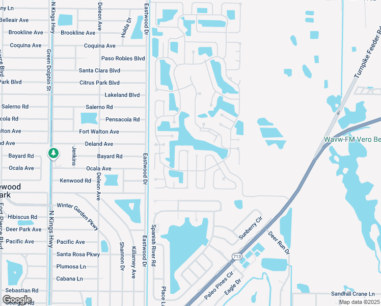 map of restaurants, bars, coffee shops, grocery stores, and more near 18 Verde Vista in Fort Pierce