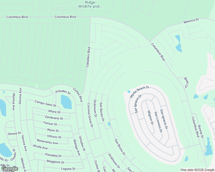 map of restaurants, bars, coffee shops, grocery stores, and more near 6641 San Benito Drive in Sebring