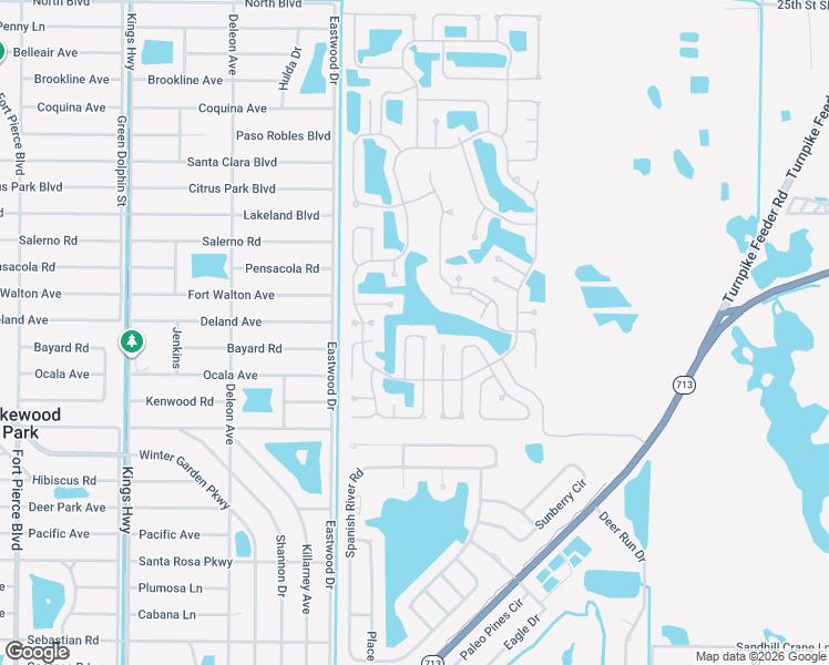 map of restaurants, bars, coffee shops, grocery stores, and more near 18 Verde Vista in Fort Pierce