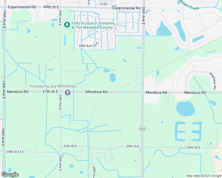 map of restaurants, bars, coffee shops, grocery stores, and more near 3114 37th Street East in Palmetto