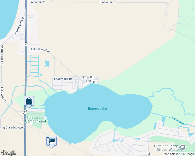 map of restaurants, bars, coffee shops, grocery stores, and more near 2900 E Lake Bonnet Rd in Avon Park