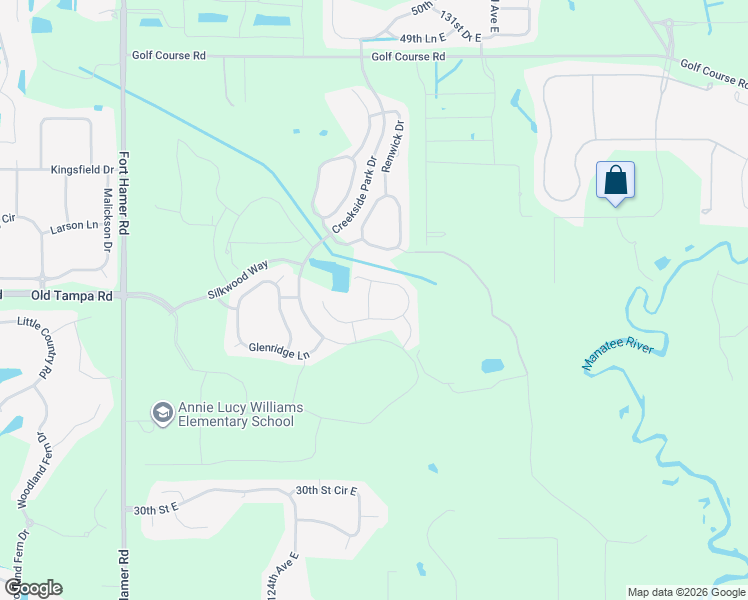 map of restaurants, bars, coffee shops, grocery stores, and more near 12543 Wheatgrass Court in Parrish