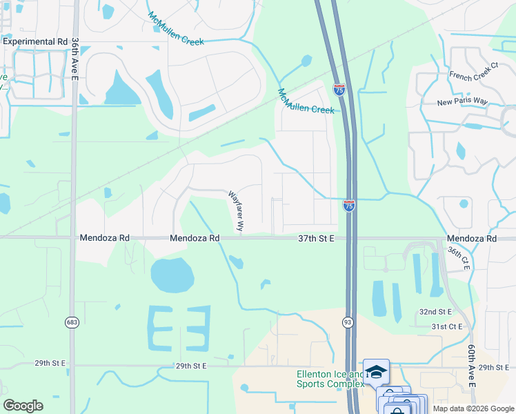 map of restaurants, bars, coffee shops, grocery stores, and more near 4711 Lindever Lane in Palmetto