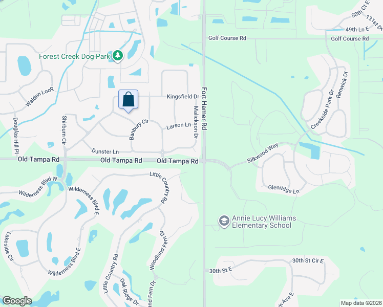 map of restaurants, bars, coffee shops, grocery stores, and more near 3915 Cardiff Place in Parrish