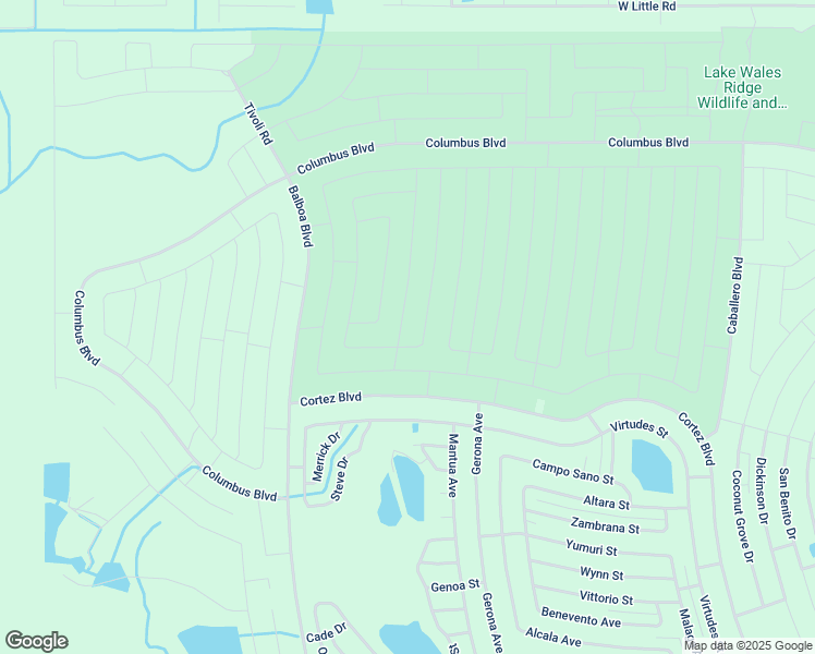 map of restaurants, bars, coffee shops, grocery stores, and more near 6540 Persis Drive in Sebring
