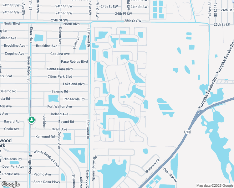 map of restaurants, bars, coffee shops, grocery stores, and more near 47 Las Casitas in Fort Pierce