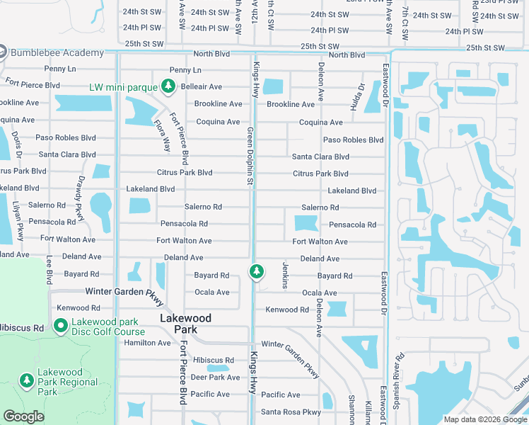 map of restaurants, bars, coffee shops, grocery stores, and more near 7105 Salerno Road in Fort Pierce