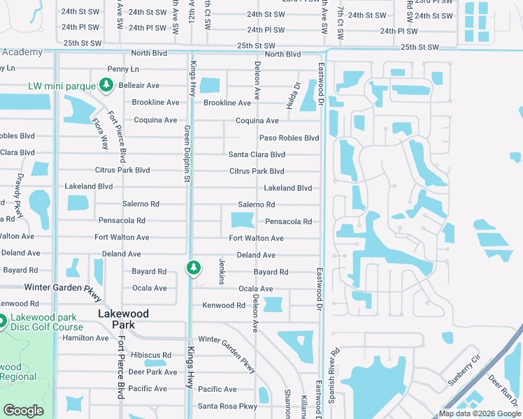 map of restaurants, bars, coffee shops, grocery stores, and more near 6304 Deleon Avenue in Fort Pierce