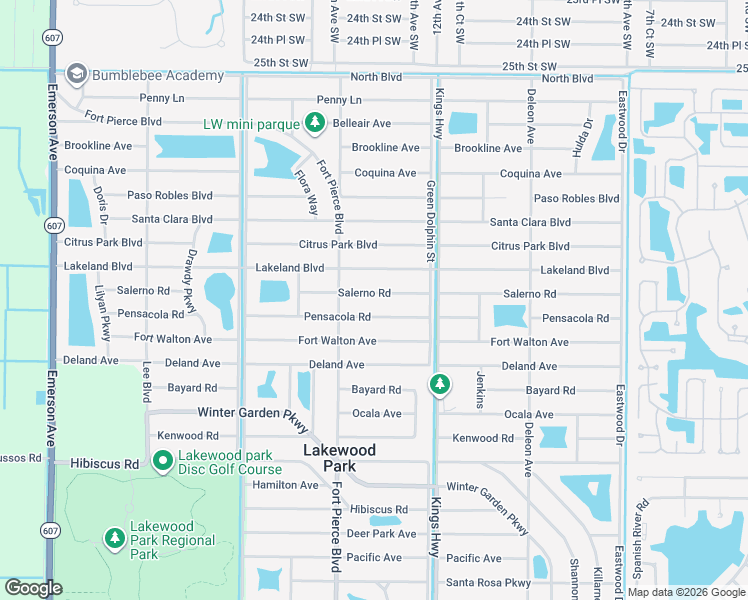 map of restaurants, bars, coffee shops, grocery stores, and more near 7507 Salerno Road in Fort Pierce