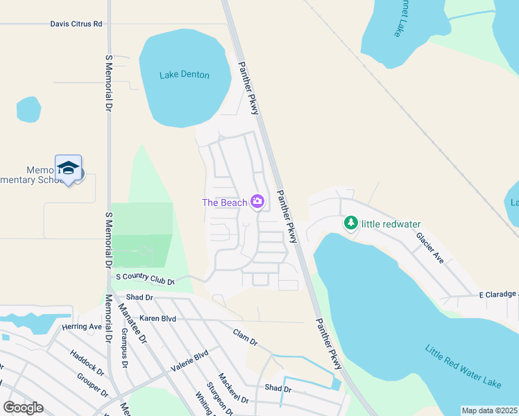 map of restaurants, bars, coffee shops, grocery stores, and more near 2898 South Crystal Lake Drive in Avon Park
