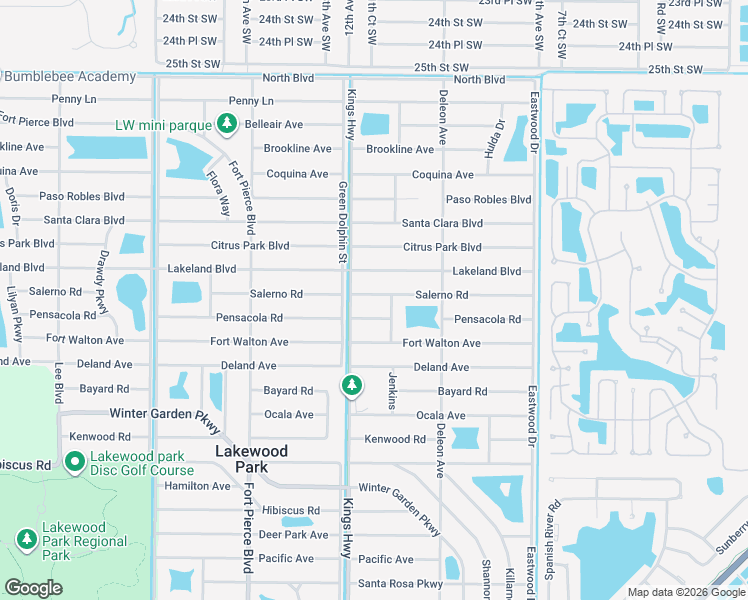 map of restaurants, bars, coffee shops, grocery stores, and more near 7105 Salerno Road in Fort Pierce