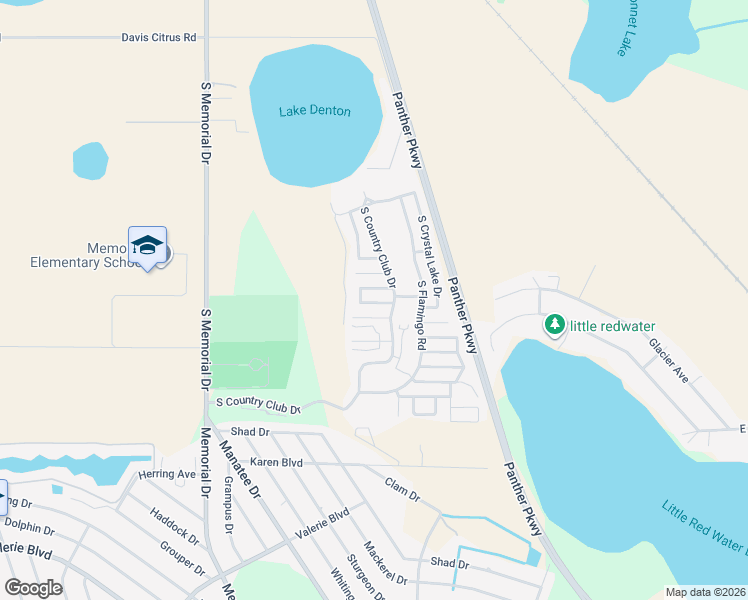 map of restaurants, bars, coffee shops, grocery stores, and more near 422-498 Southeast Snead Circle in Avon Park