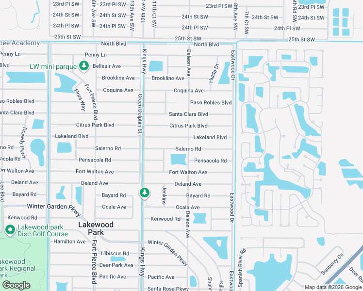 map of restaurants, bars, coffee shops, grocery stores, and more near 6304 Deleon Avenue in Fort Pierce