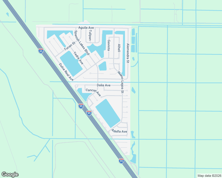 map of restaurants, bars, coffee shops, grocery stores, and more near 14142 Dalia Avenue in Fort Pierce